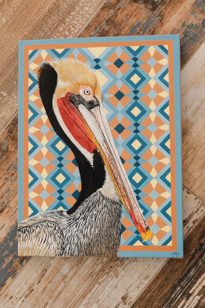 Tiled Pelican
