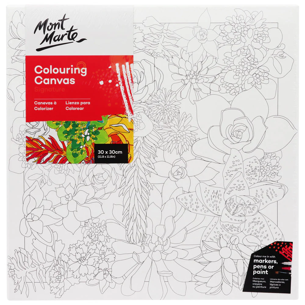 Colouring Canvas Signature 30 x 30cm (11.8 x 11.8in)