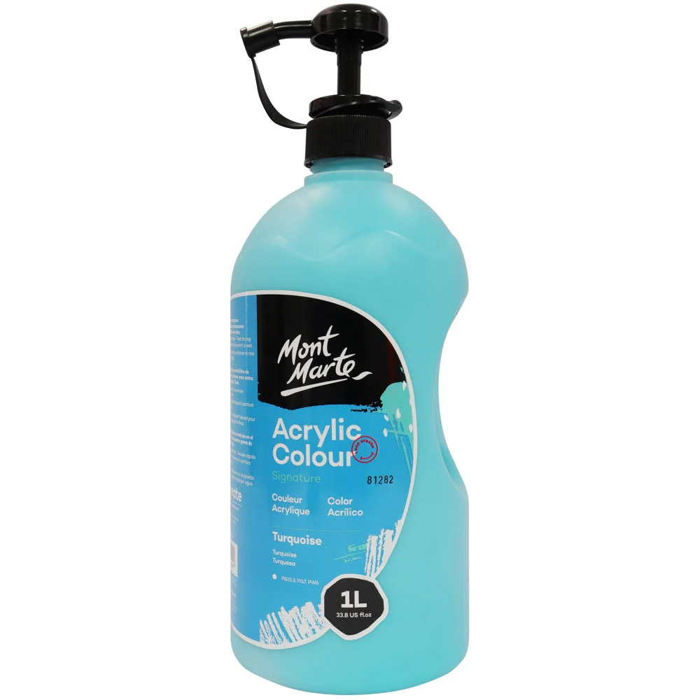 Acrylic Colour Signature 1L - Turquoise
