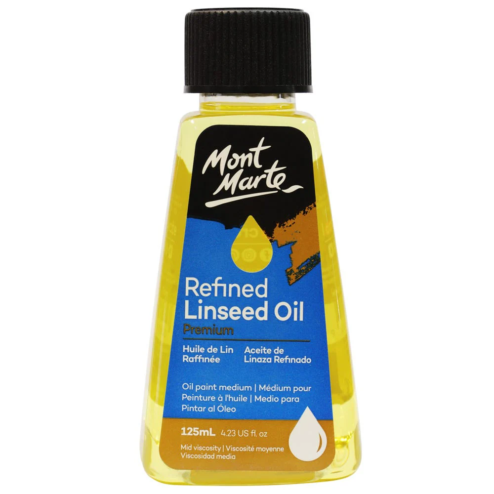 Refined Linseed Oil Premium 125ml (4.23oz)