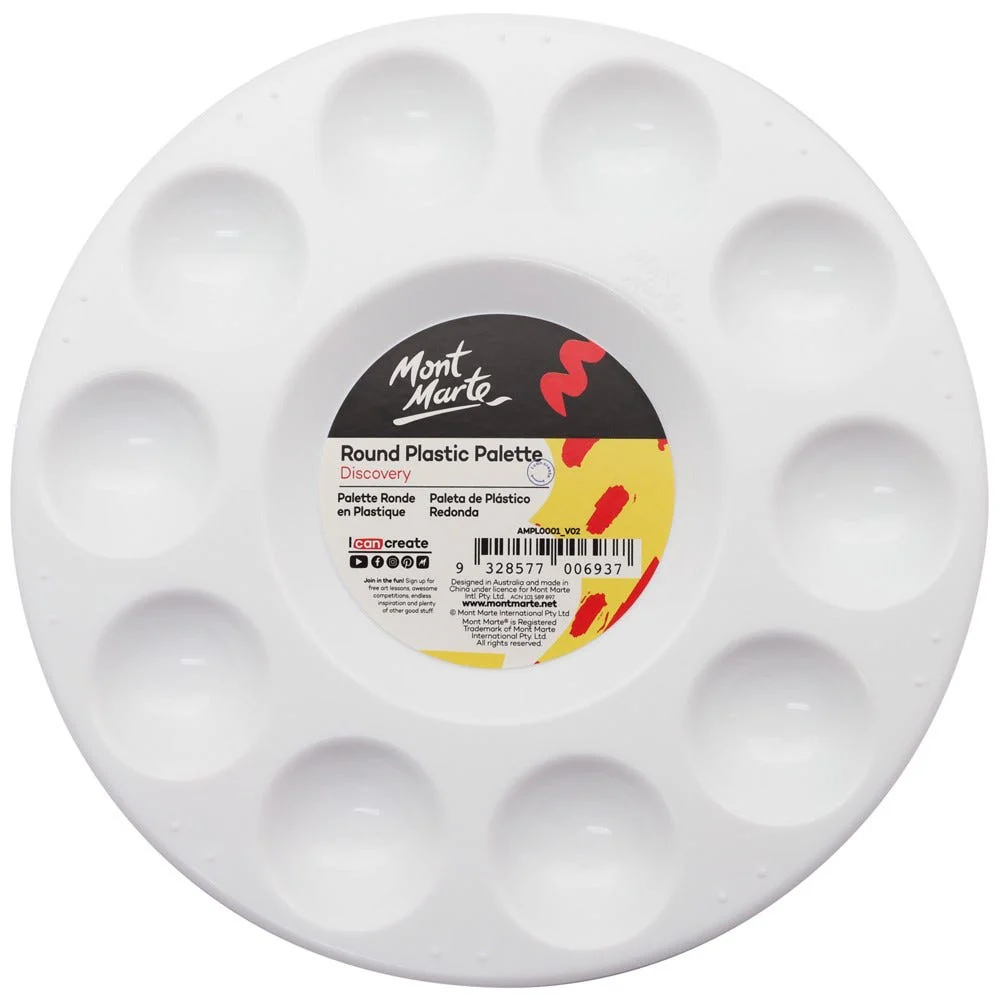 Round Plastic Palette Discovery 17cm