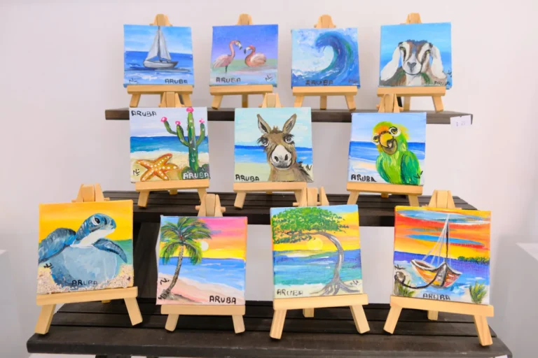 Mini Canvas S by Ninfa Garcia, original art from Aruba