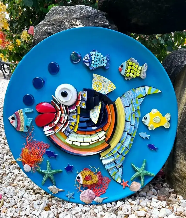 Parrot Fish by Donna Lee Oduber, original art from Aruba
