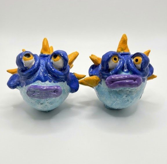 Calabash Fish by Lejo, original art from Aruba