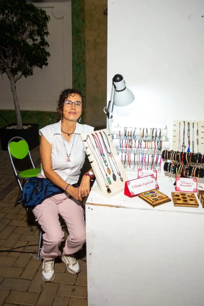 A craft stall at the Aruba Christmas Fair 2023