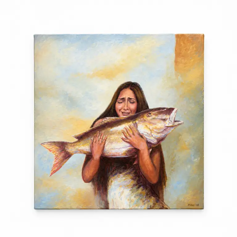 Subsistencia by Elvis Tromp, original art from Aruba