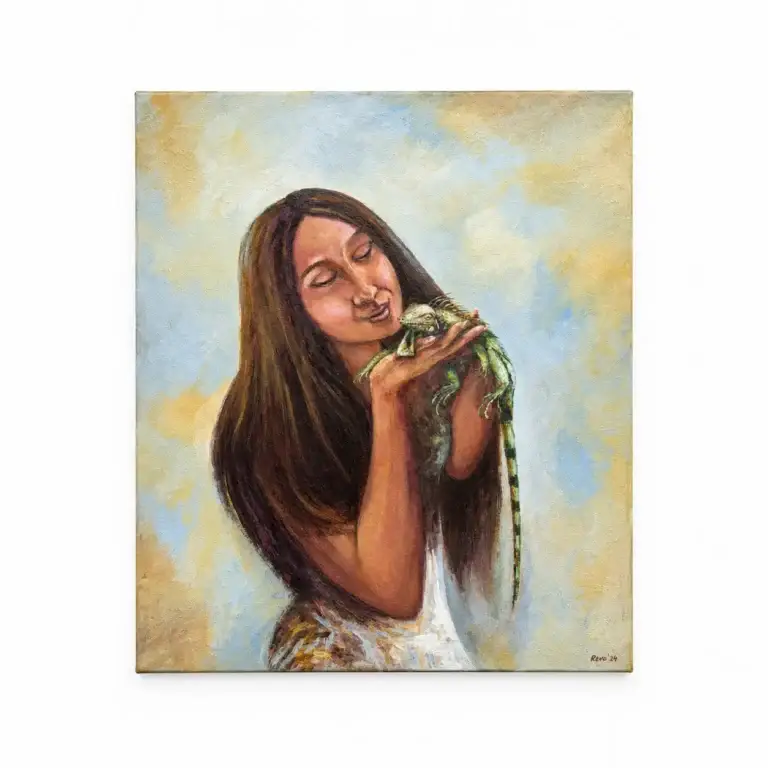 Insistencia by Elvis Tromp, original art from Aruba