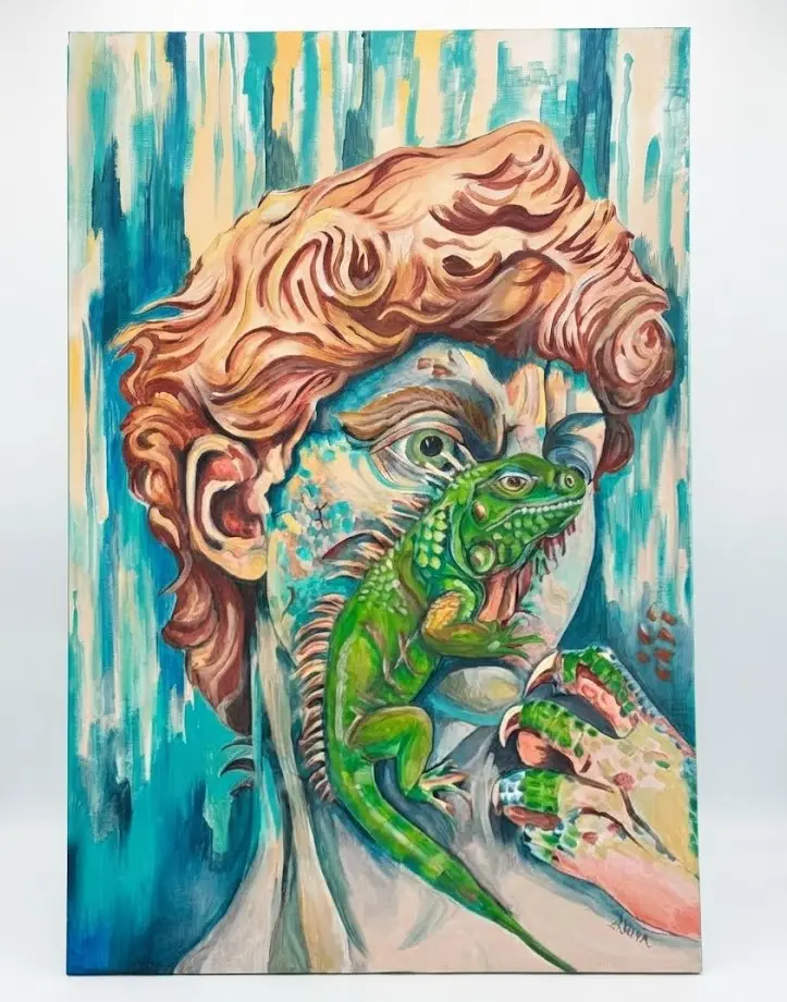TRANSFORMATION of DAVID by Anita Hugen, original art from Aruba