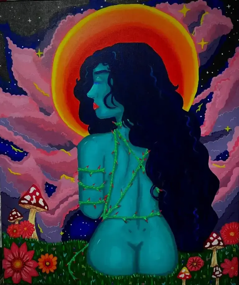 Unraveling by Angeline Every, original art from Aruba